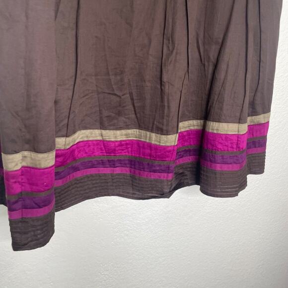 East 5th Skirt Womens Skirt Size 16 Brown Lined Knee Length Casual Wear - Picture 12 of 13
